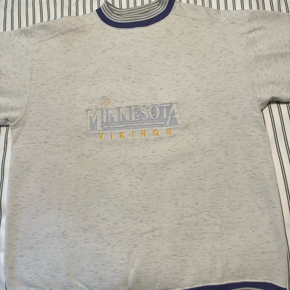 Mint Vintage Minnesota Vikings Sweatshirt - Heather gray - XXL